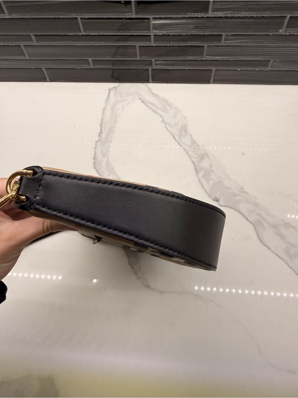 ✨CLOSET CLOSING SALE✨ NWT Burberry Beige Vintage Check Olympia Pouch - Picture 6 of 11